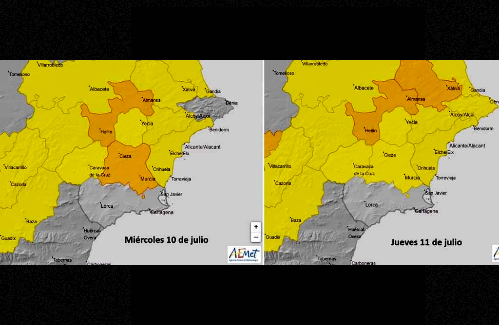 El primer episodio de calor intenso del verano llega a la Región